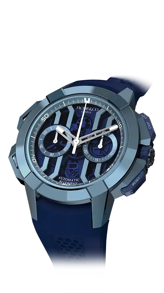 Epic X Chrono 44MM - Blue Titanium