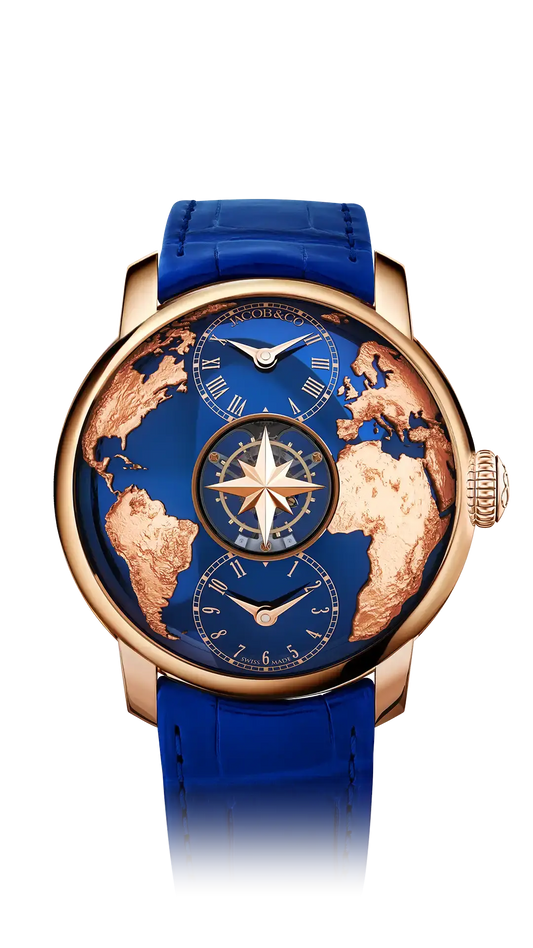 The World is Yours Dual Time Zone Tourbillon - Rose Gold