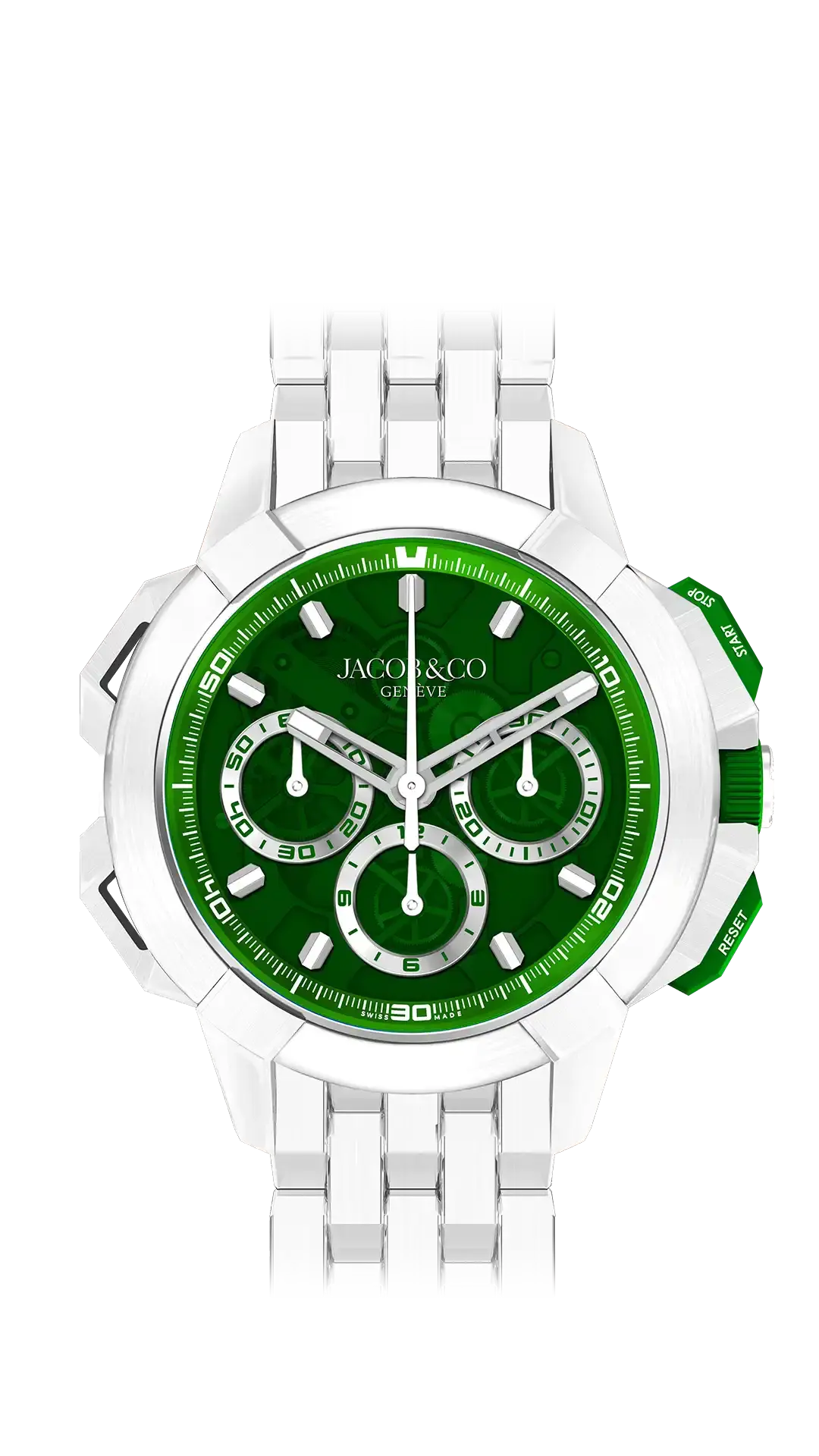 Epic X Chrono 44MM Tri-Compax - Green Camo