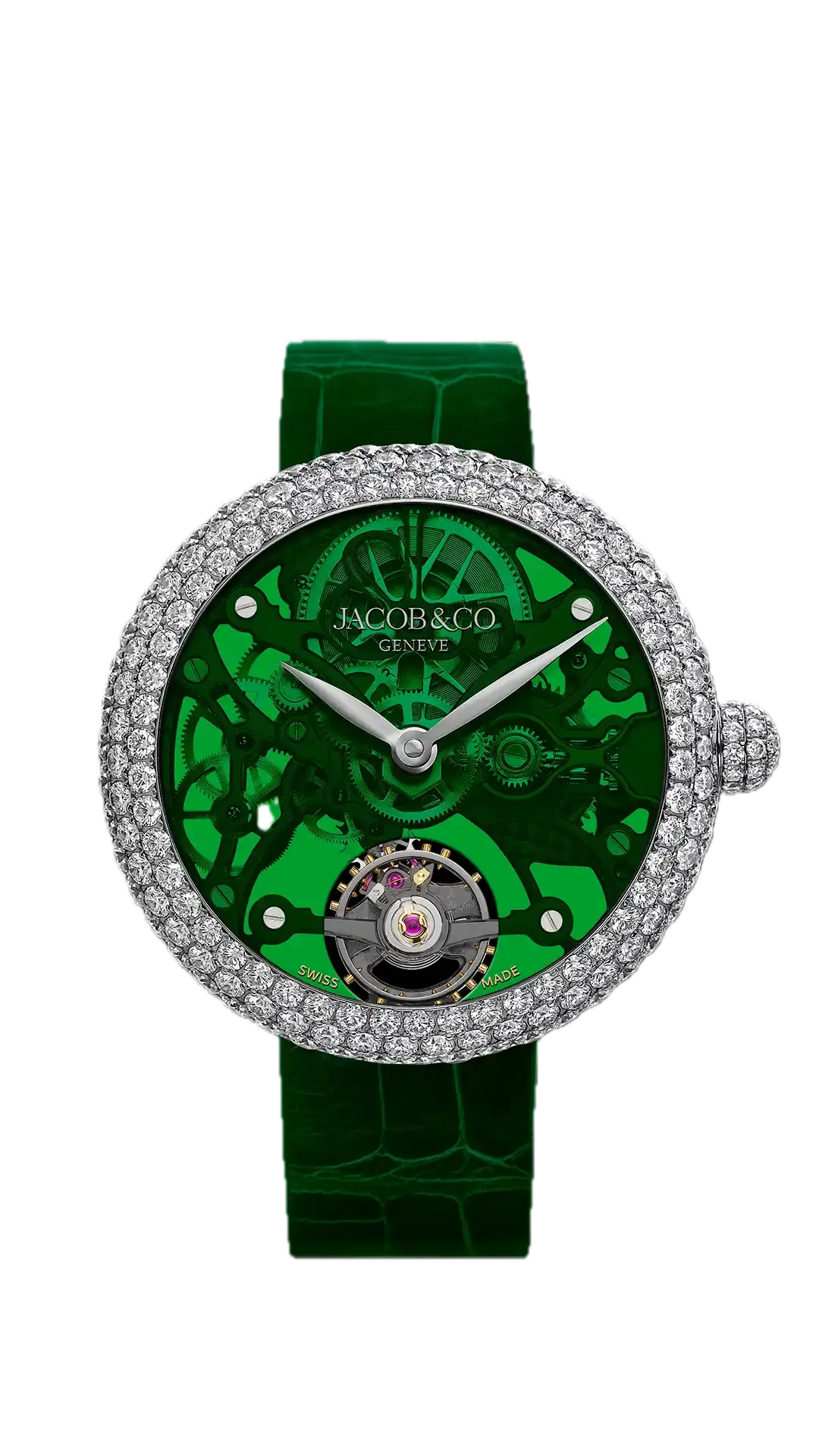 Brilliant Skeleton Northern Lights - Stainless Steel, Green
