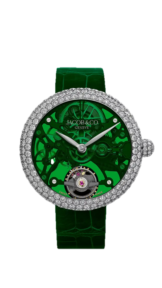 Brilliant Skeleton Northern Lights - Stainless Steel, Green
