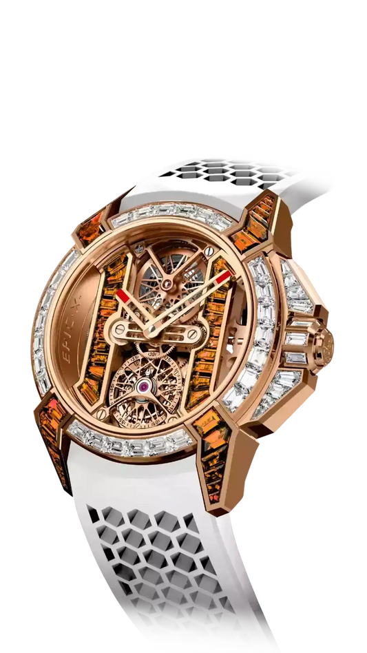 Epic X Tourbillon Baguette - Orange Sapphires