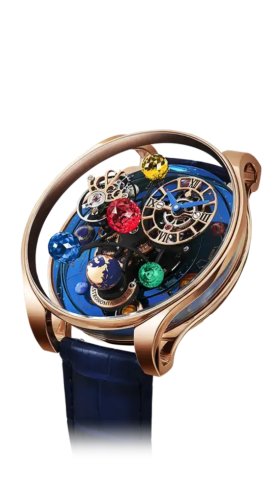 Astronomia Solar Constellations - Rose Gold (Ruby Center)