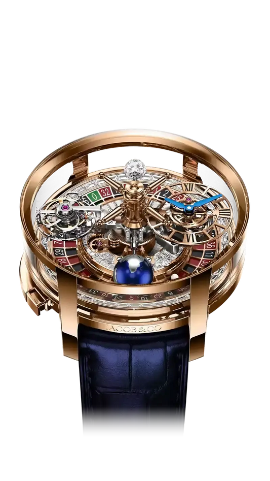 Astronomia Casino - Rose Gold with Baguette Dial
