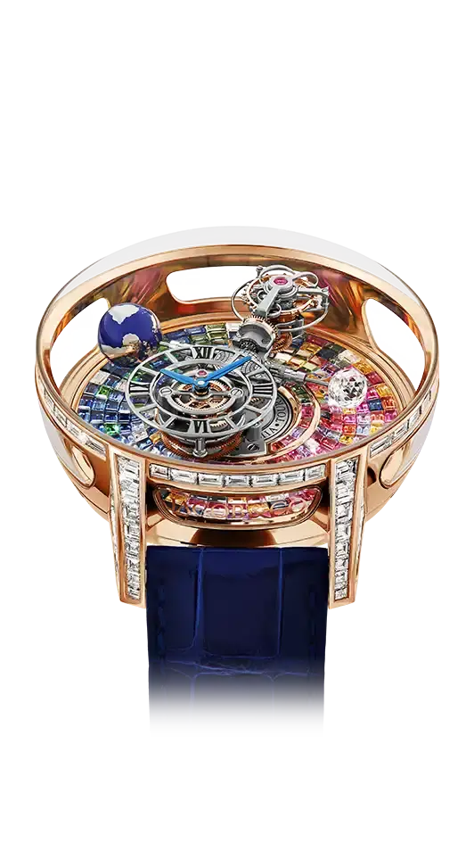 Astronomia Tourbillon Baguette - Rose Gold, Arlequino