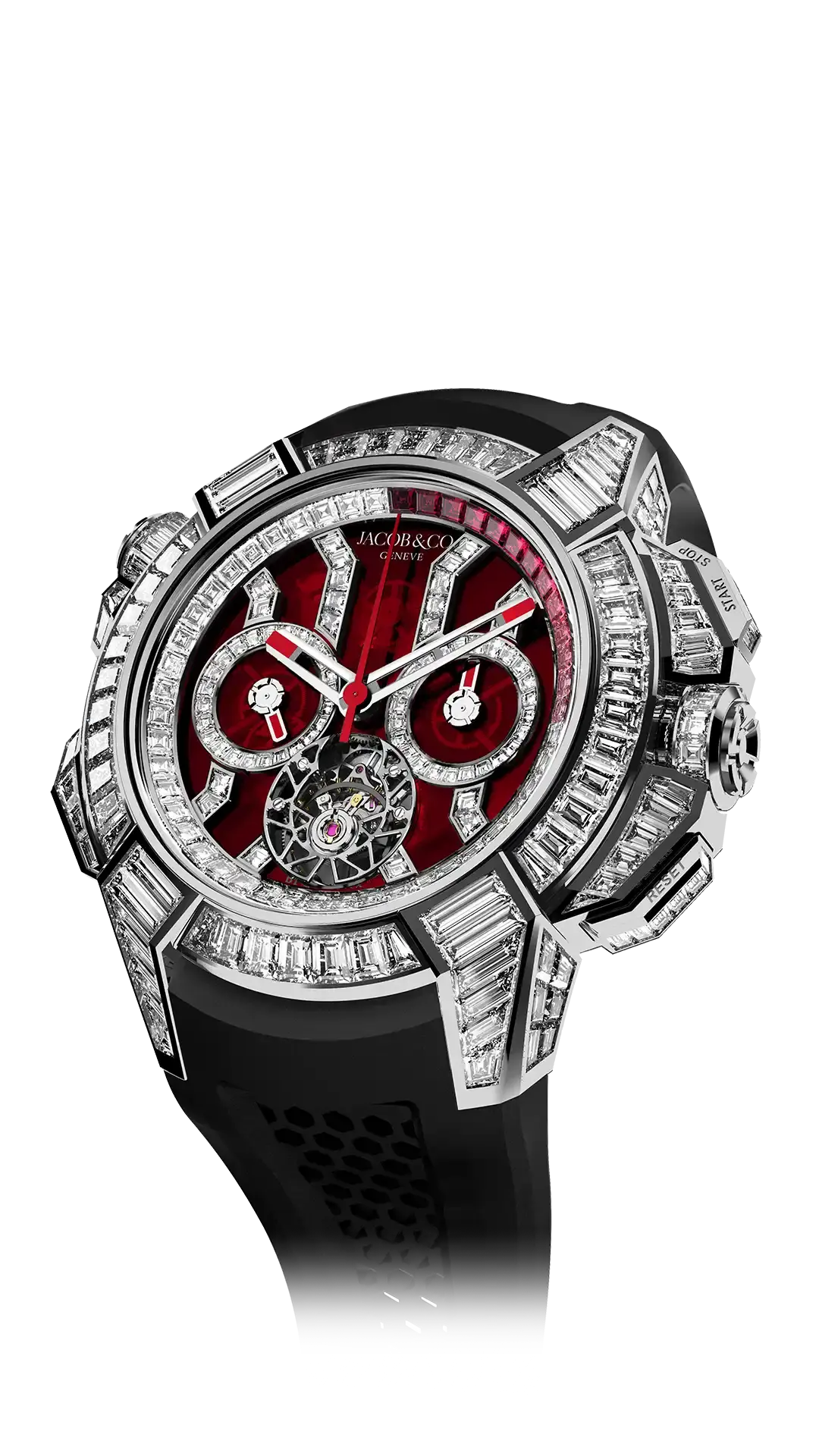 Epic X Chrono Tourbillon Baguette - Blue Crystal