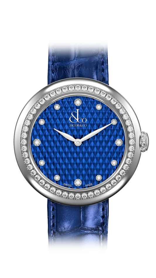Brilliant - Stainless Steel with Blue Pyramid Dial
