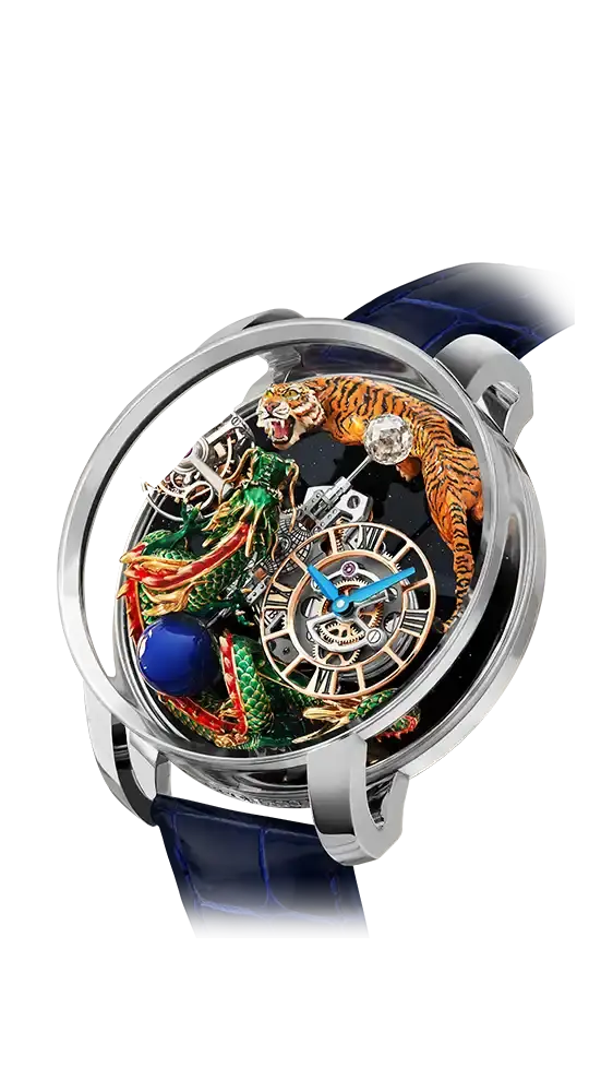 Astronomia Dragon - White Gold Dragon & Tiger