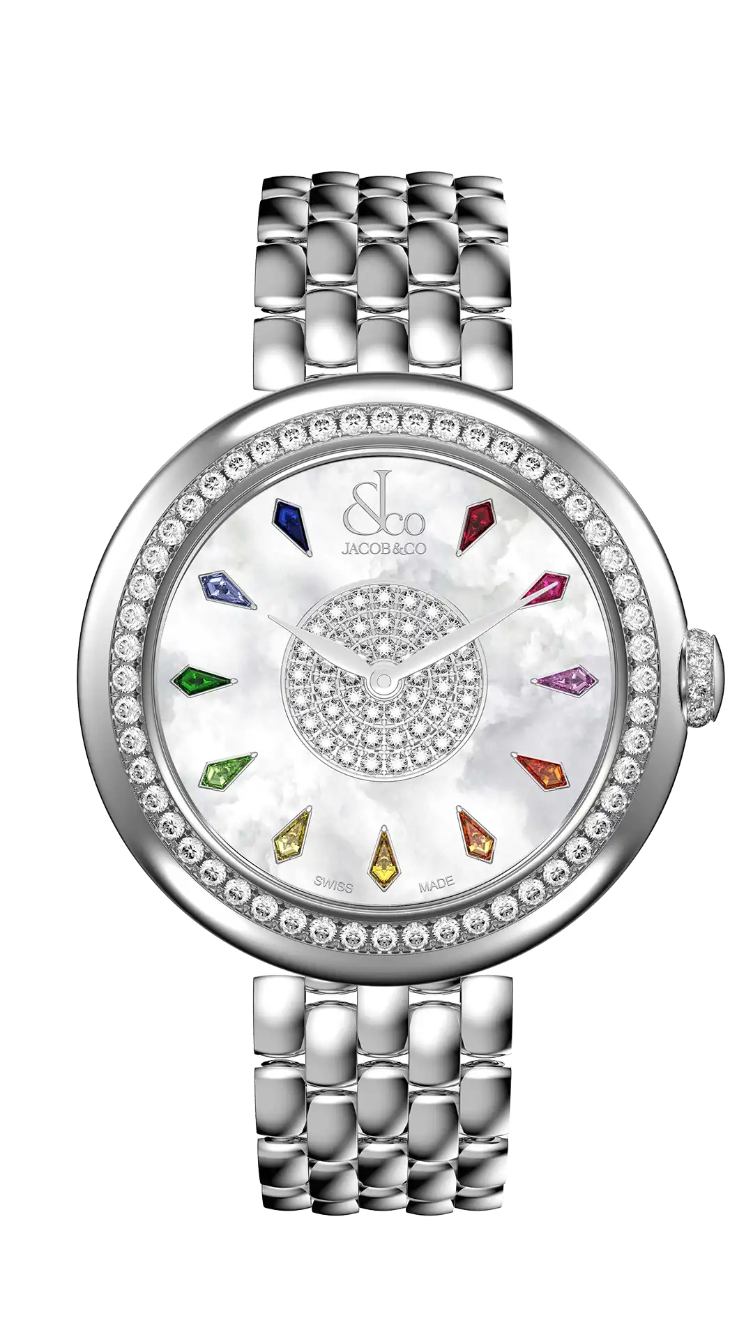 Brilliant - Multicolored Sapphires in Rose Gold