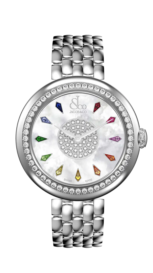 Brilliant - Rainbow Sapphires in Stainless Steel (Bracelet)