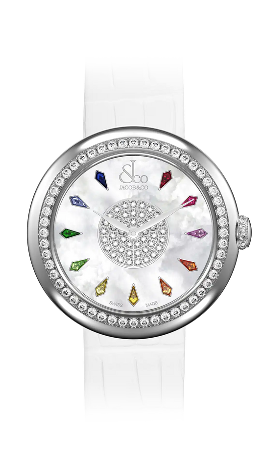 Brilliant - Rainbow Sapphires in Stainless Steel