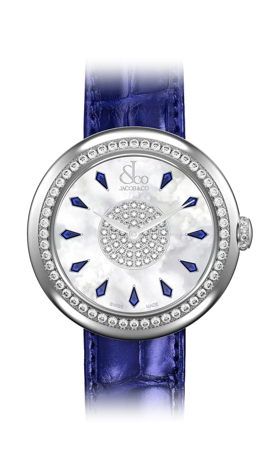Brilliant - Blue Sapphires in Stainless Steel