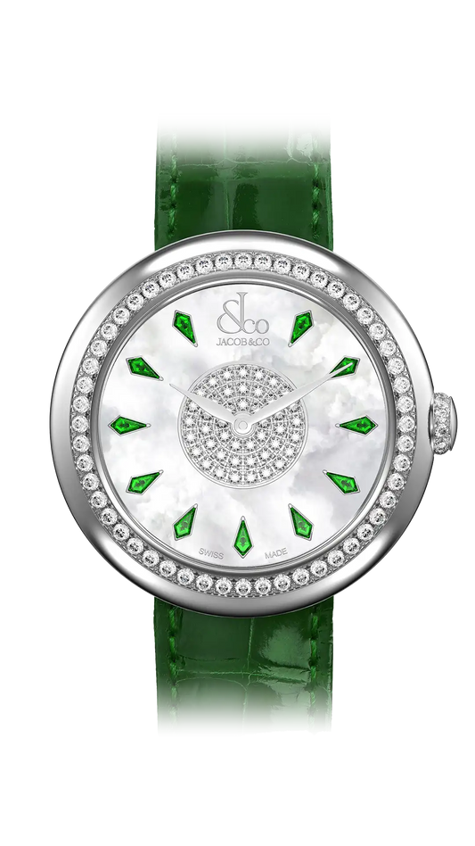 Brilliant - Tsavorites in Stainless Steel