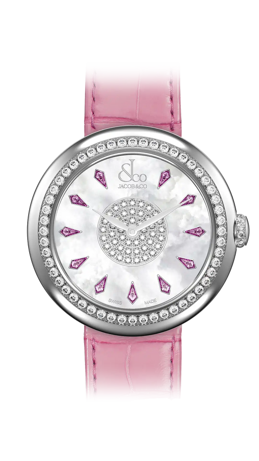 Brilliant - Pink Sapphires in Stainless Steel