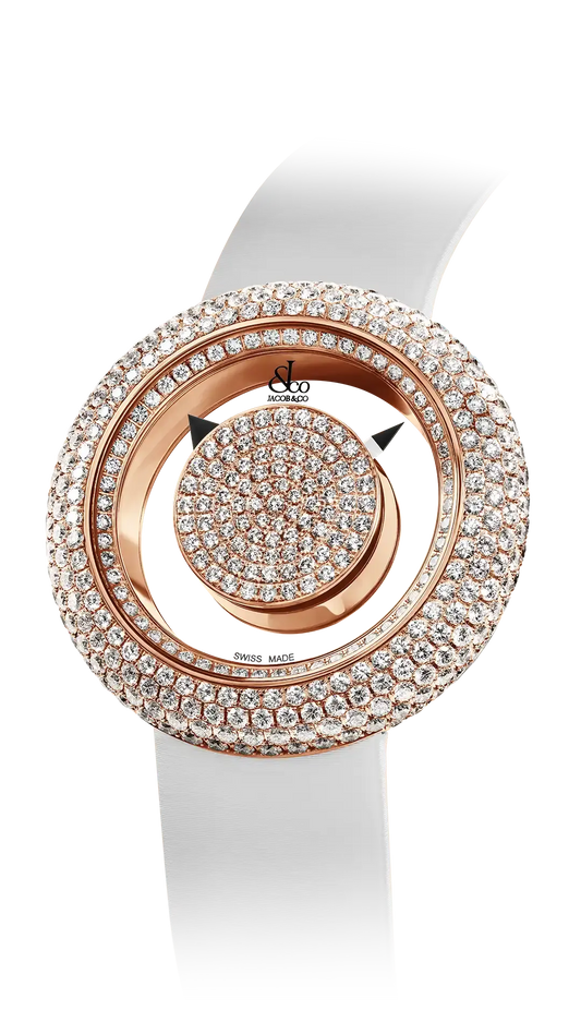 Brilliant Mystery Pave Diamonds - Diamonds in Rose Gold (38MM)