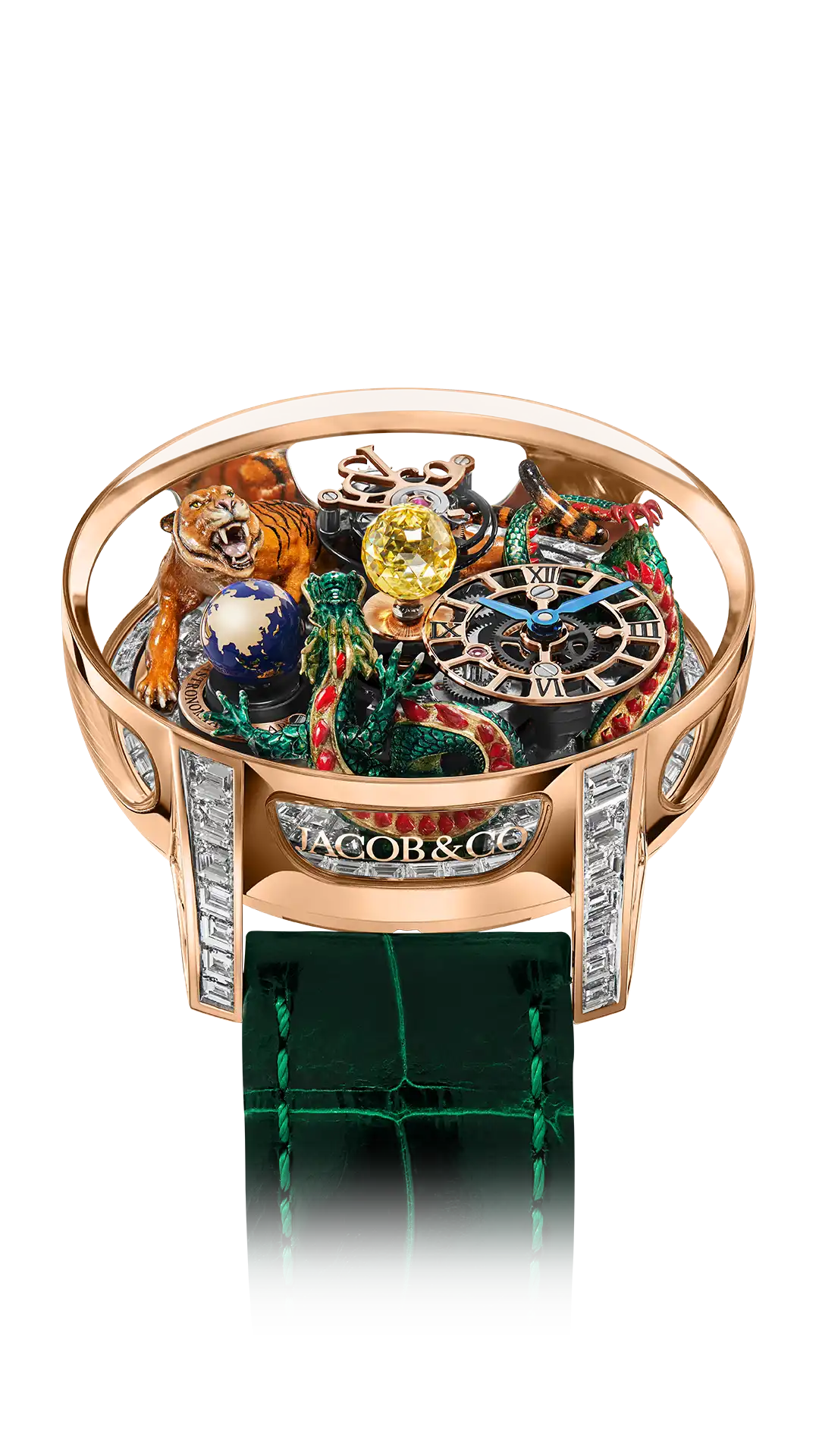 Astronomia Dragon - White Gold Dragon & Tiger