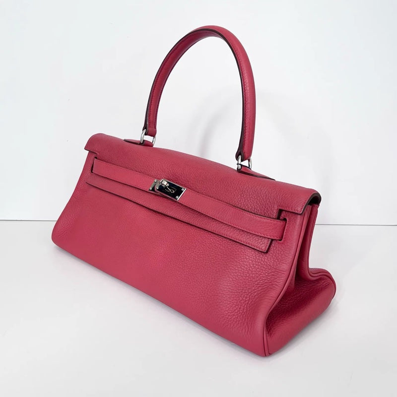 Hermès Kelly 40 – Jaipur Pink Leather with Silver Buckle & M Engraving - Zeuskicks