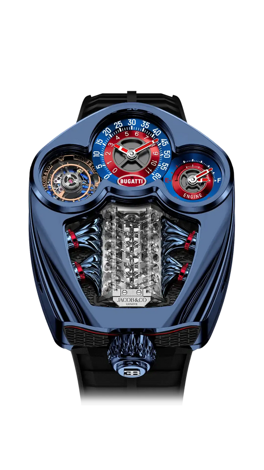 Bugatti Tourbillon - Blue PVD Titanium