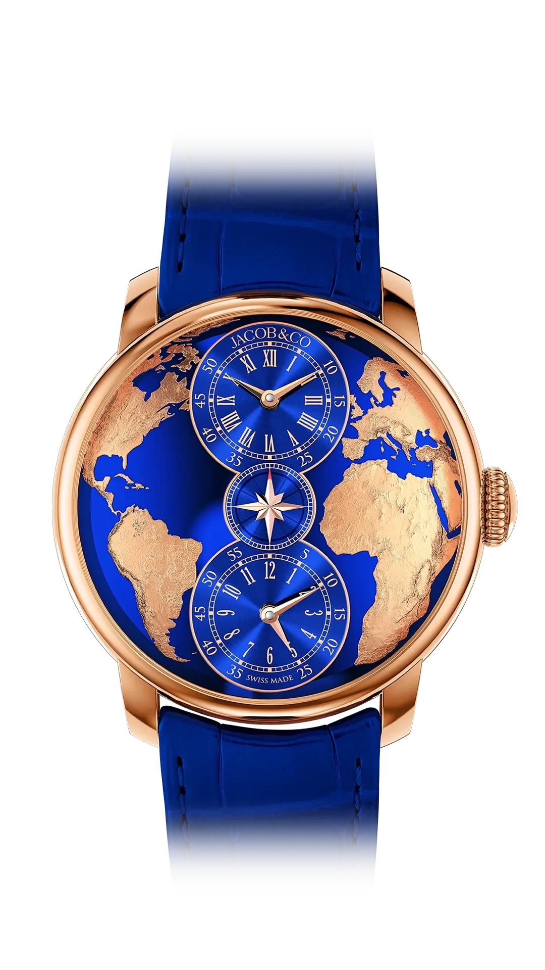 The World is Yours Dual Time Zone - Red
