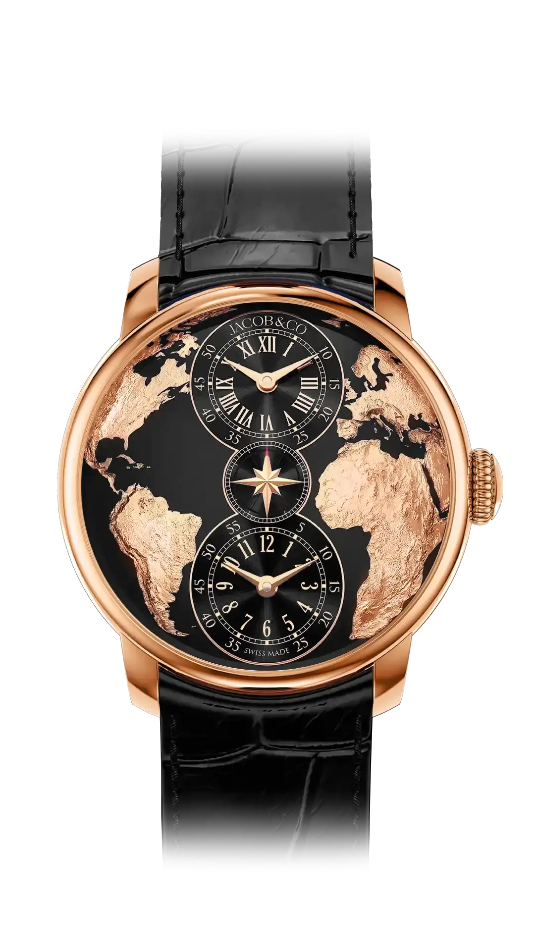 The World is Yours Dual Time Zone - Green (Arabic)