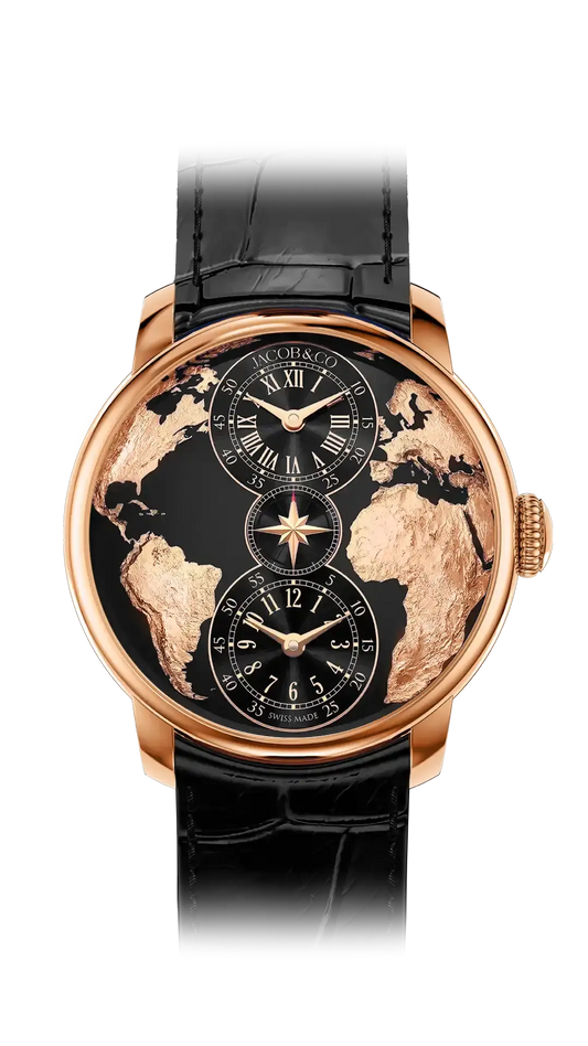 The World is Yours Dual Time Zone - Black
