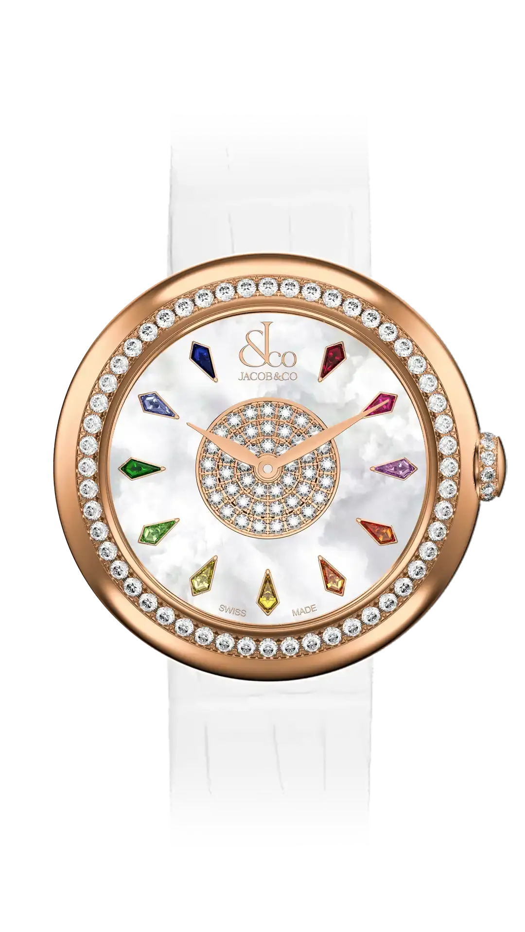 Brilliant - Multicolored Sapphires in Rose Gold