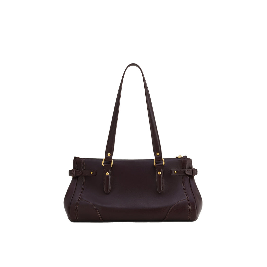 JW PEI Yvette Elongated Tote Bag - Dark Brown by JW PEI