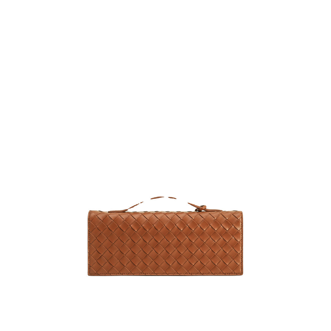 JW PEI Celeste Woven Textured Envelope Top Handle Bag - Brown by JW PEI