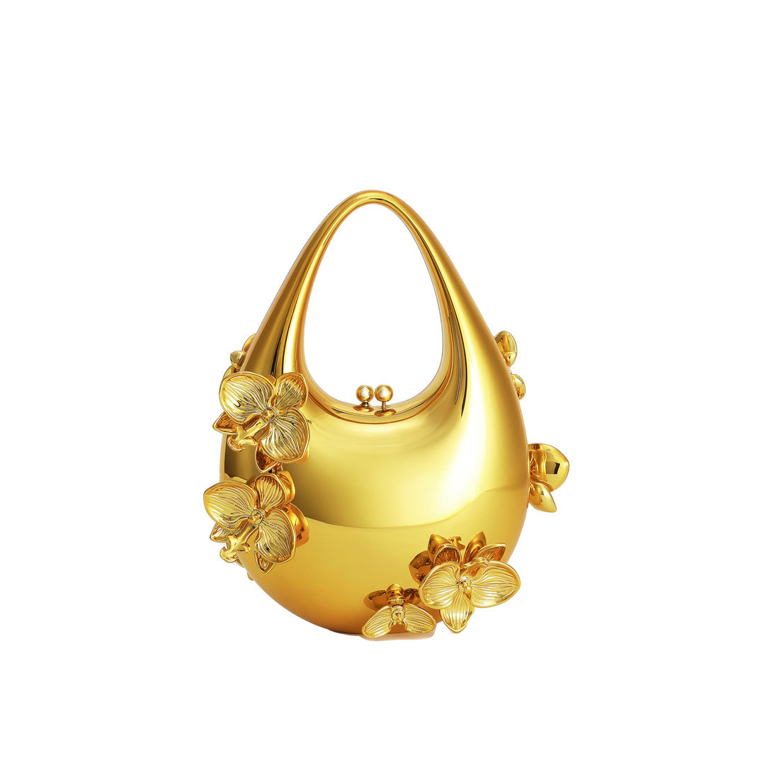 JW PEI Lydia Floral Embellished Handbag - Gold by JW PEI