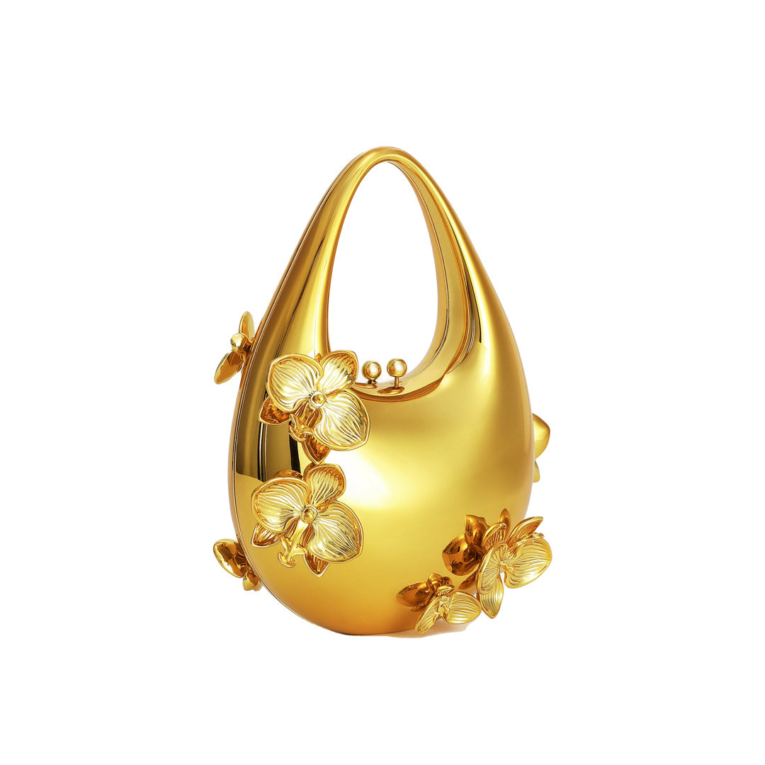 JW PEI Lydia Floral Embellished Handbag - Gold by JW PEI