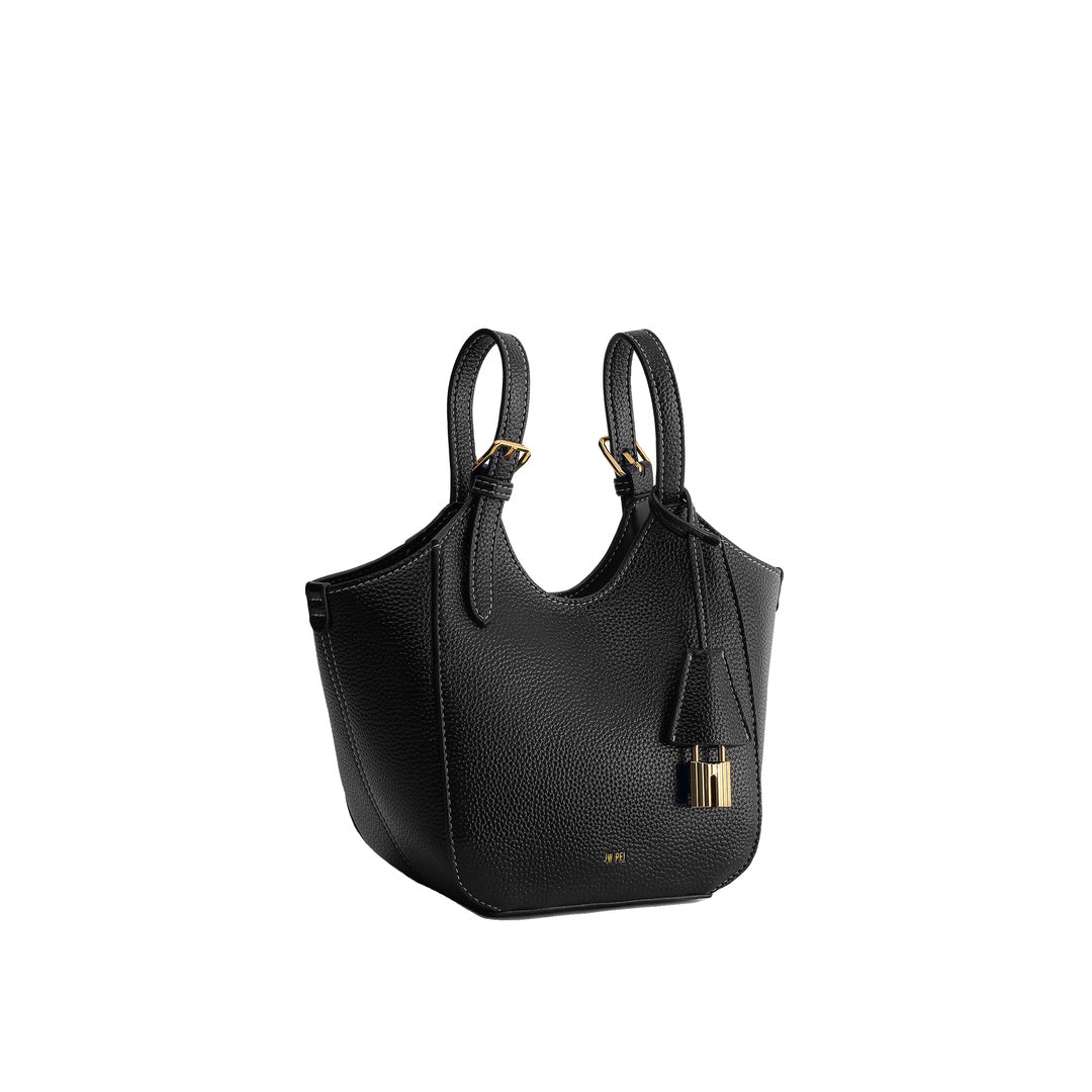 JW PEI Ines Padlock Tote Bag - Black by JW PEI