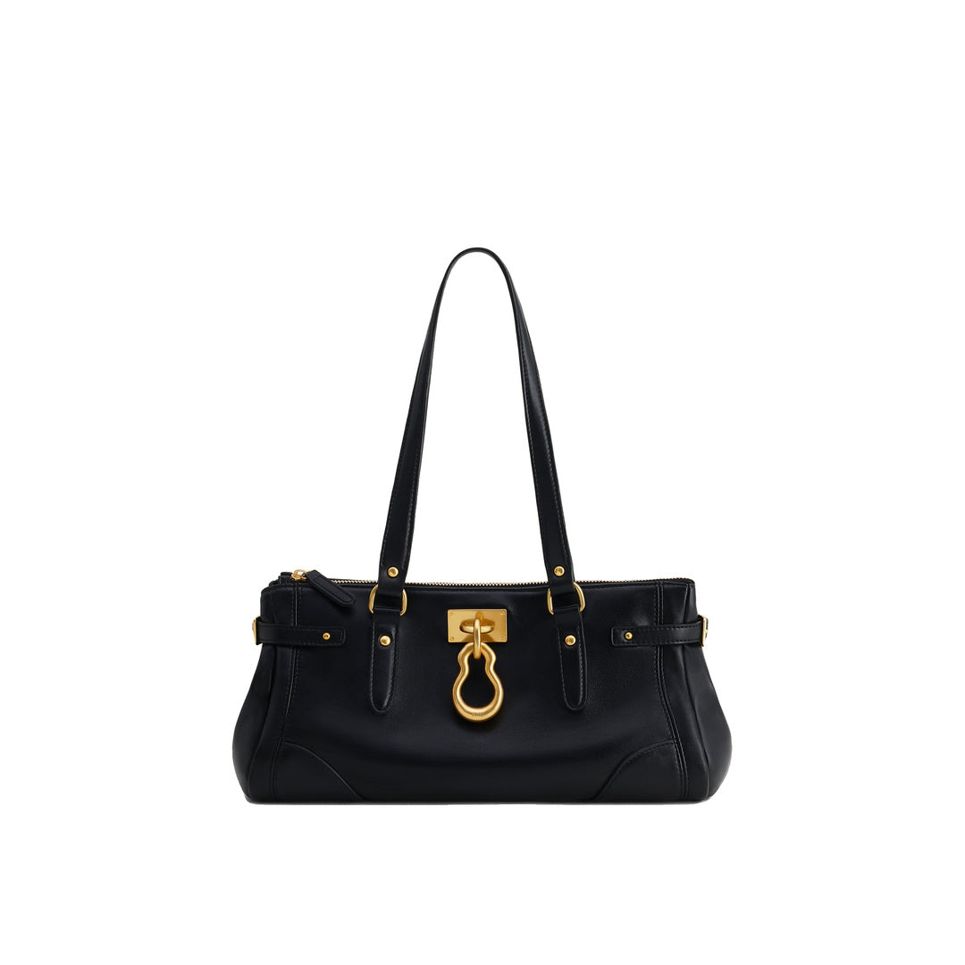 JW PEI Yvette Elongated Tote Bag - Black by JW PEI