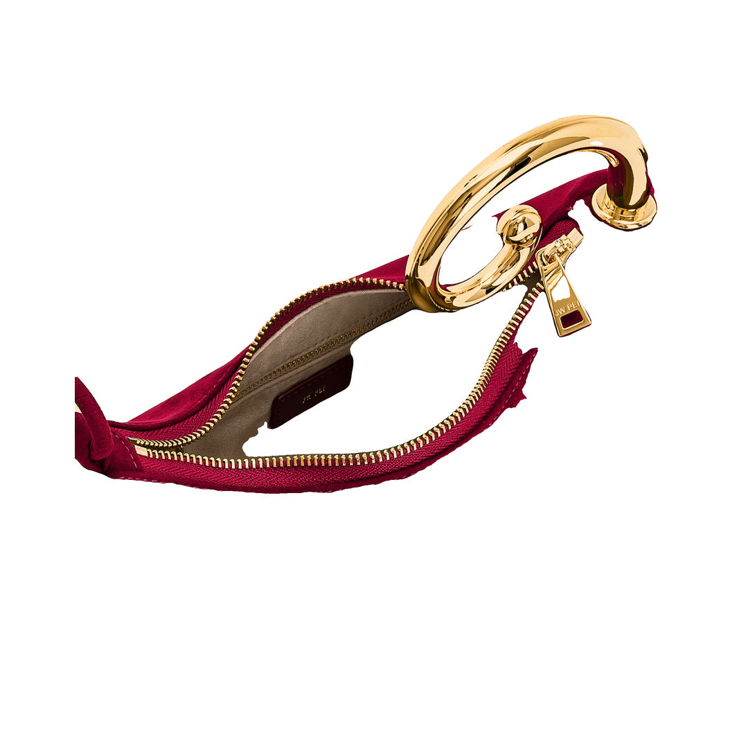 JW PEI Nell Fringe Hardware Top Handle Bag - Burgundy by JW PEI
