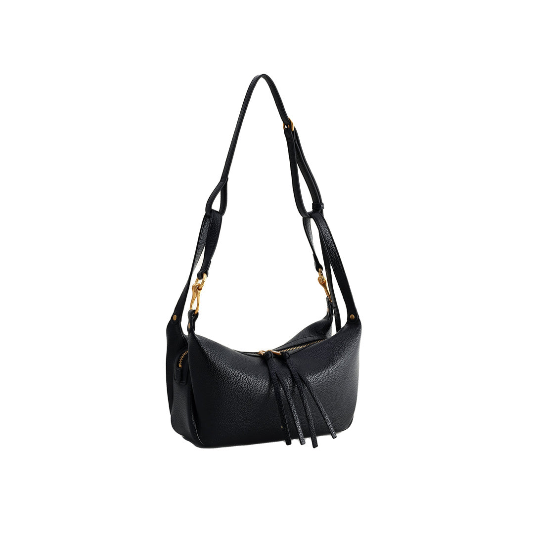 JW PEI Selia Soft-Grain Crossbody Bag - Black by JW PEI