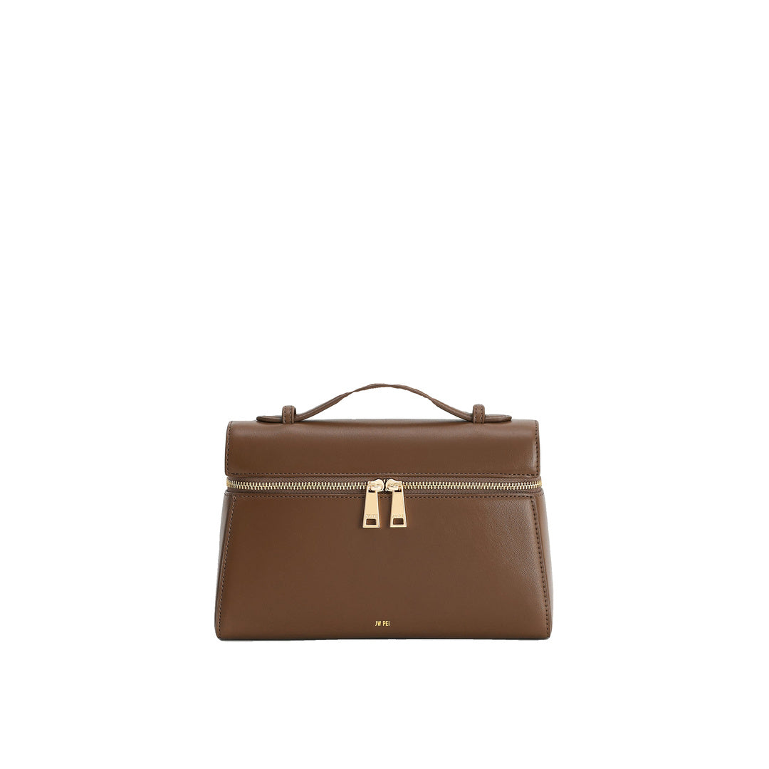 JW PEI Thea Large Top Handle Bag - Mocha Brown by JW PEI