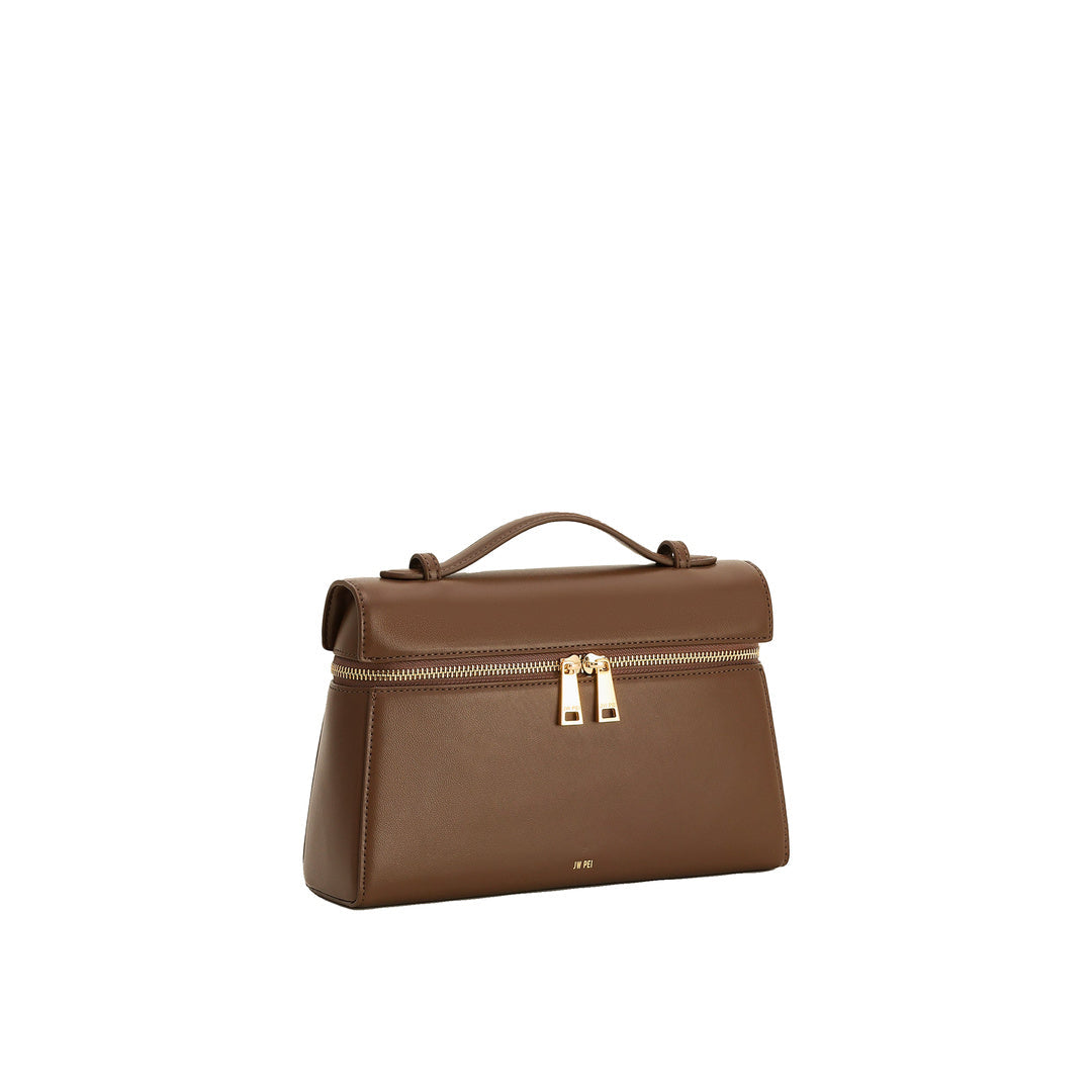 JW PEI Thea Large Top Handle Bag - Mocha Brown by JW PEI