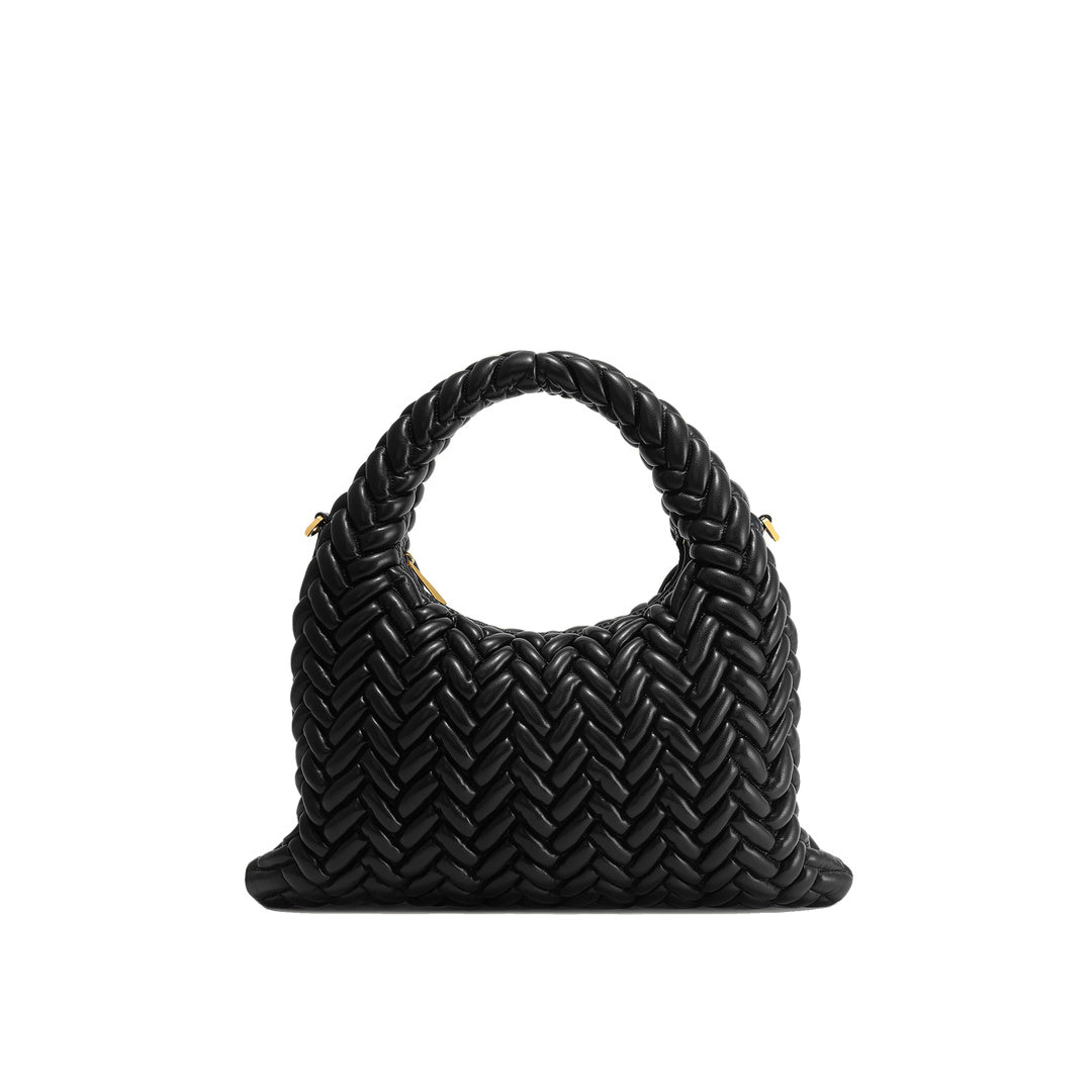 JW PEI Cora Quilting Handle Bag - Black by JW PEI