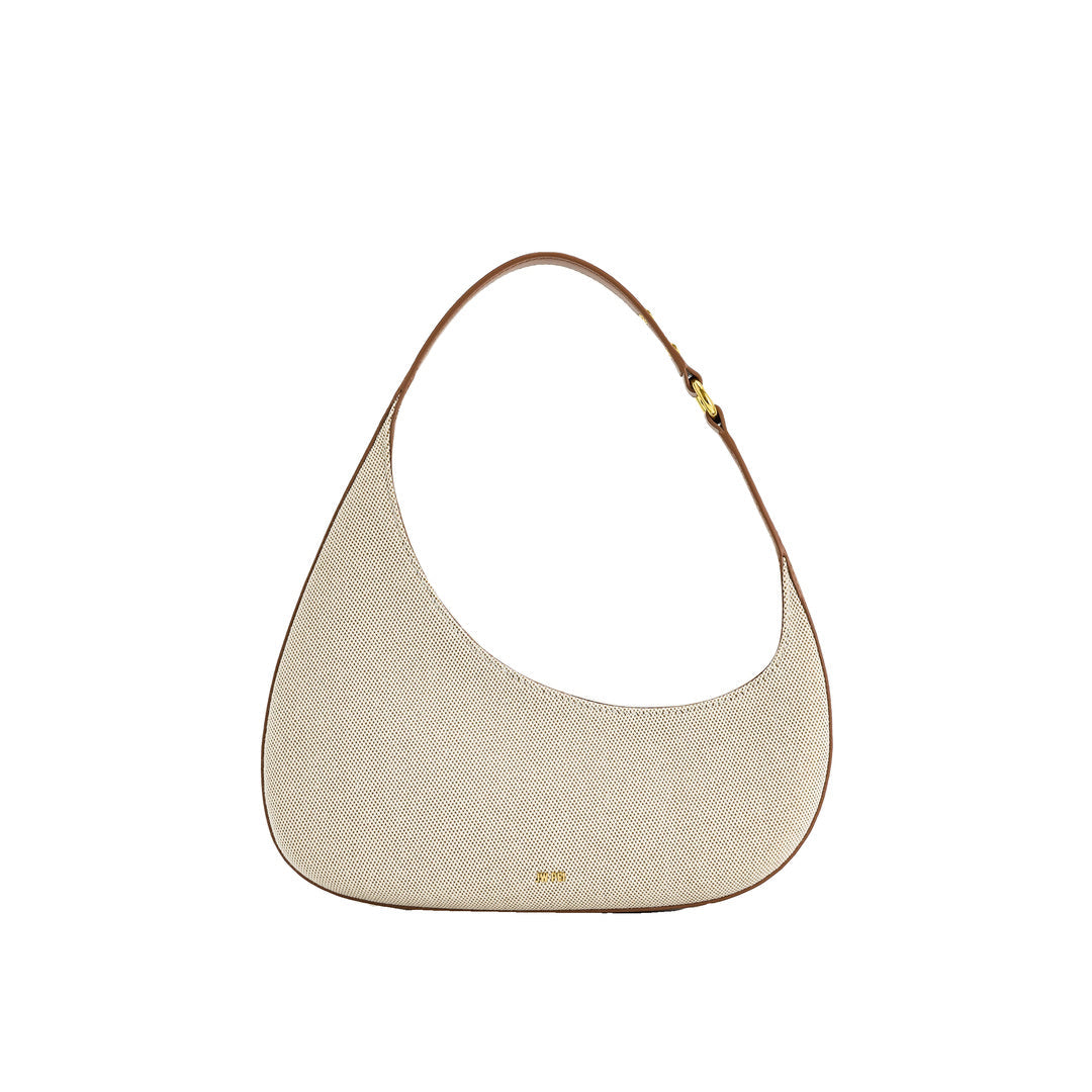 JW PEI Harlee Shoulder Bag - Brown Canvas by JW PEI