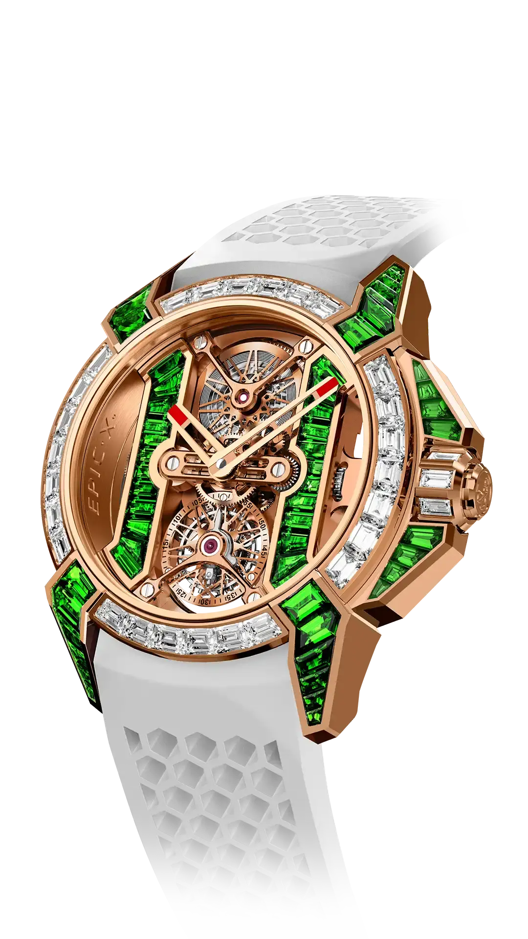 Epic X Tourbillon Baguette - Orange Sapphires