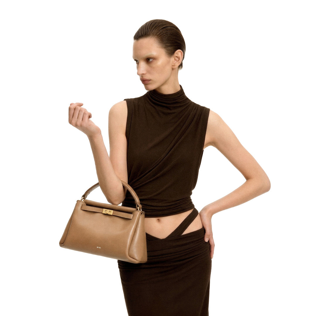 JW PEI Carmen Top Handle Bag - Brown by JW PEI