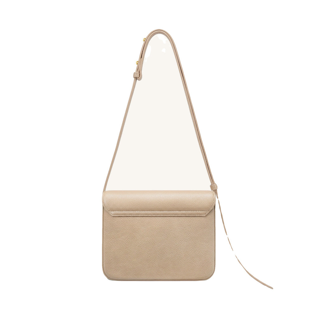 JW PEI Evania Lock Pebbled Shoulder Bag - Khaki by JW PEI