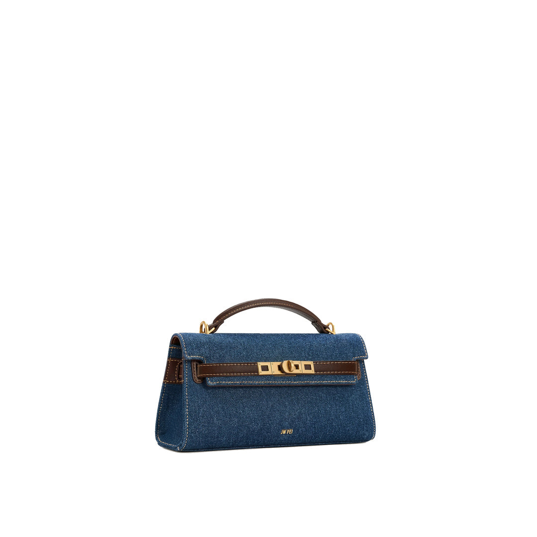 JW PEI Noor Top Handle Bag - Blue Denim by JW PEI