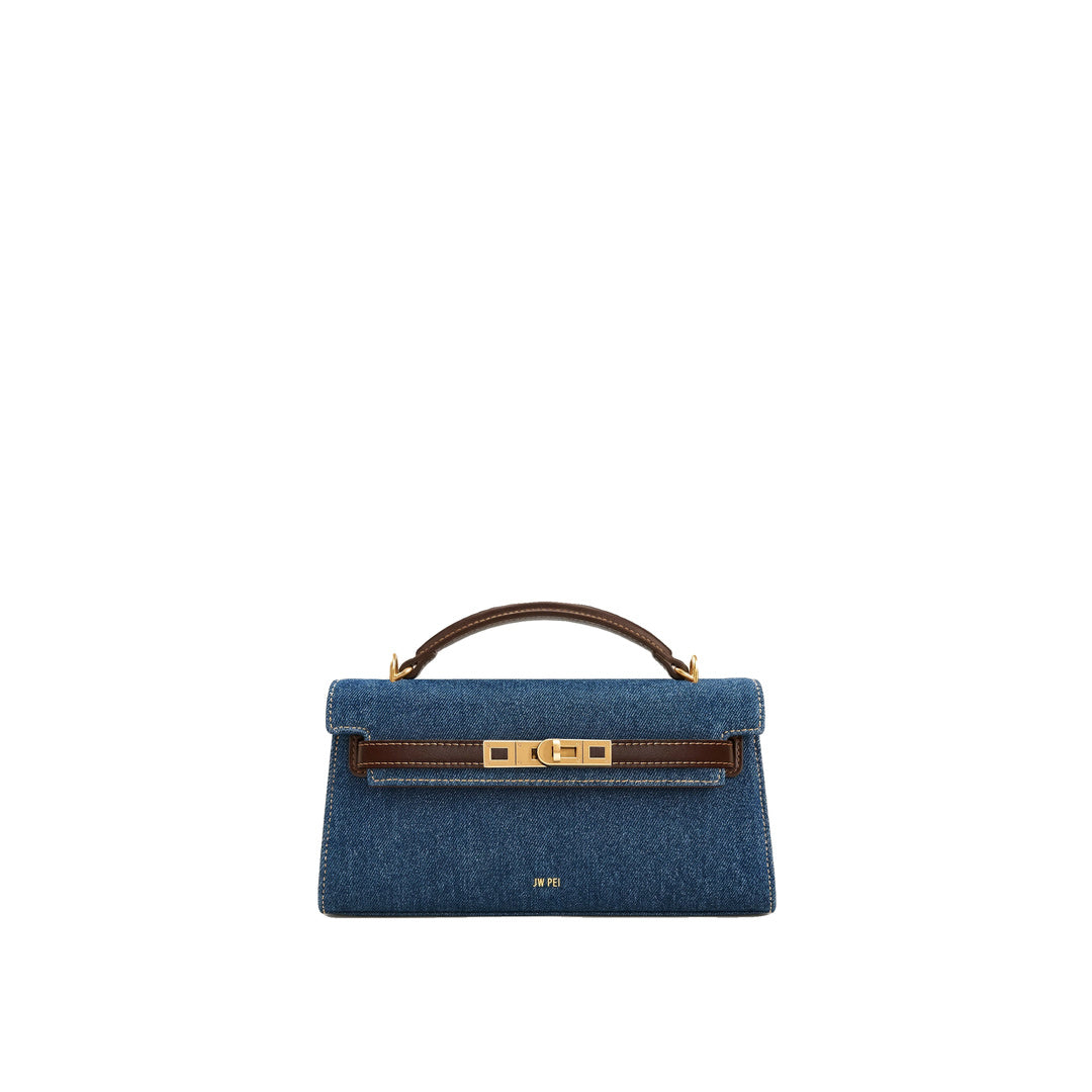JW PEI Noor Top Handle Bag - Blue Denim by JW PEI