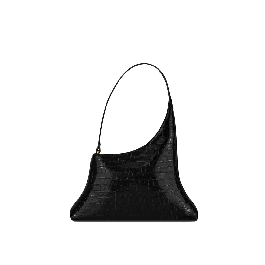 JW PEI Lyra Shoulder Bag - Black Croc by JW PEI