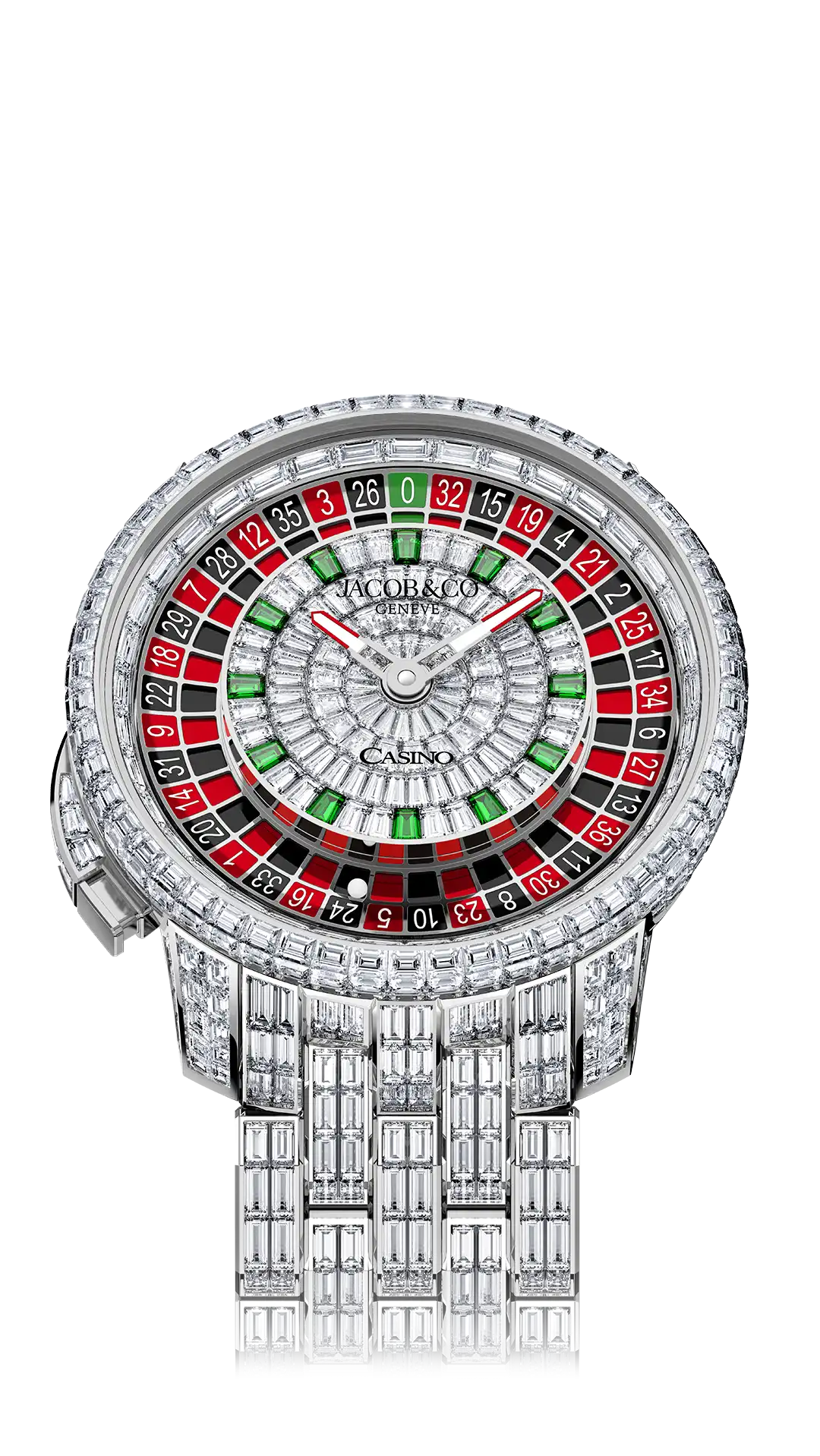 Casino Tourbillon - Tsavorite Baguette