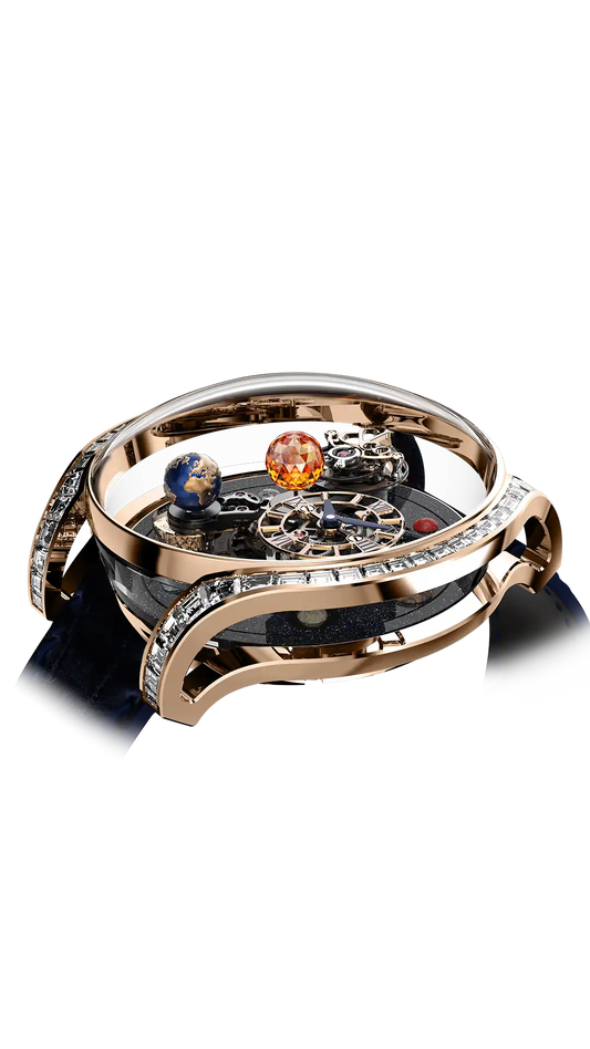 Astronomia Solar Constellations - Rose Gold Baguette