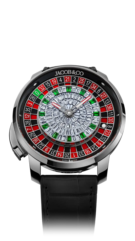 Casino Tourbillon - White Gold Baguette