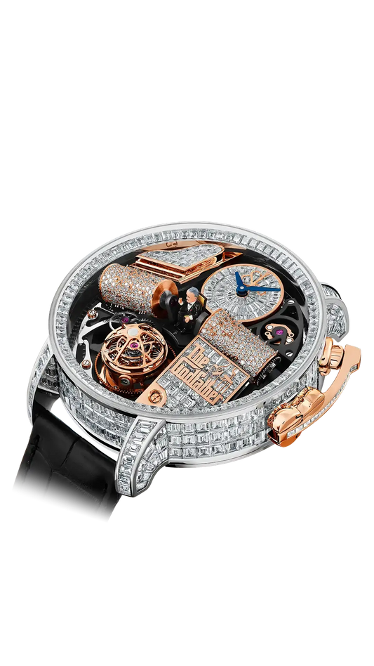 Opera Godfather Baguette  - White Gold Baguette