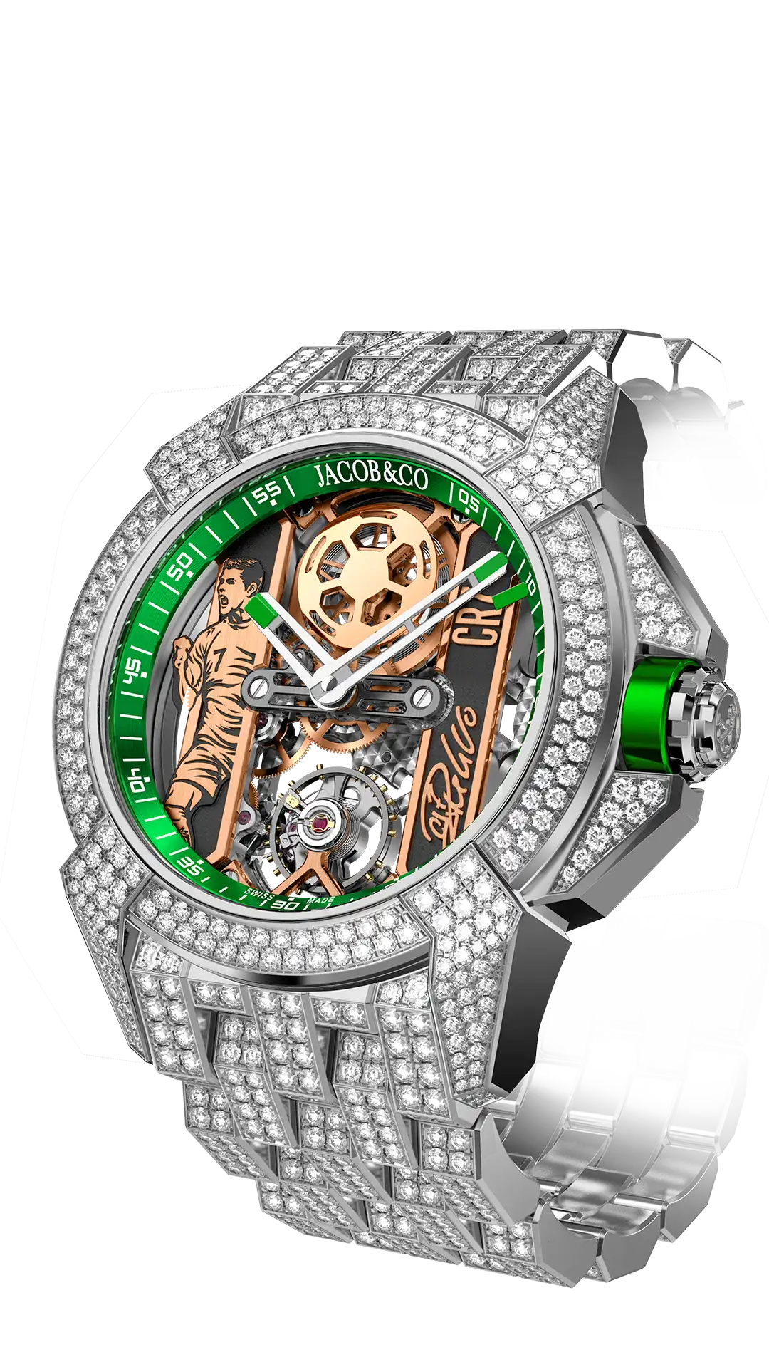 Epic X CR7 - Flight of CR7 - Rose Gold Baguette
