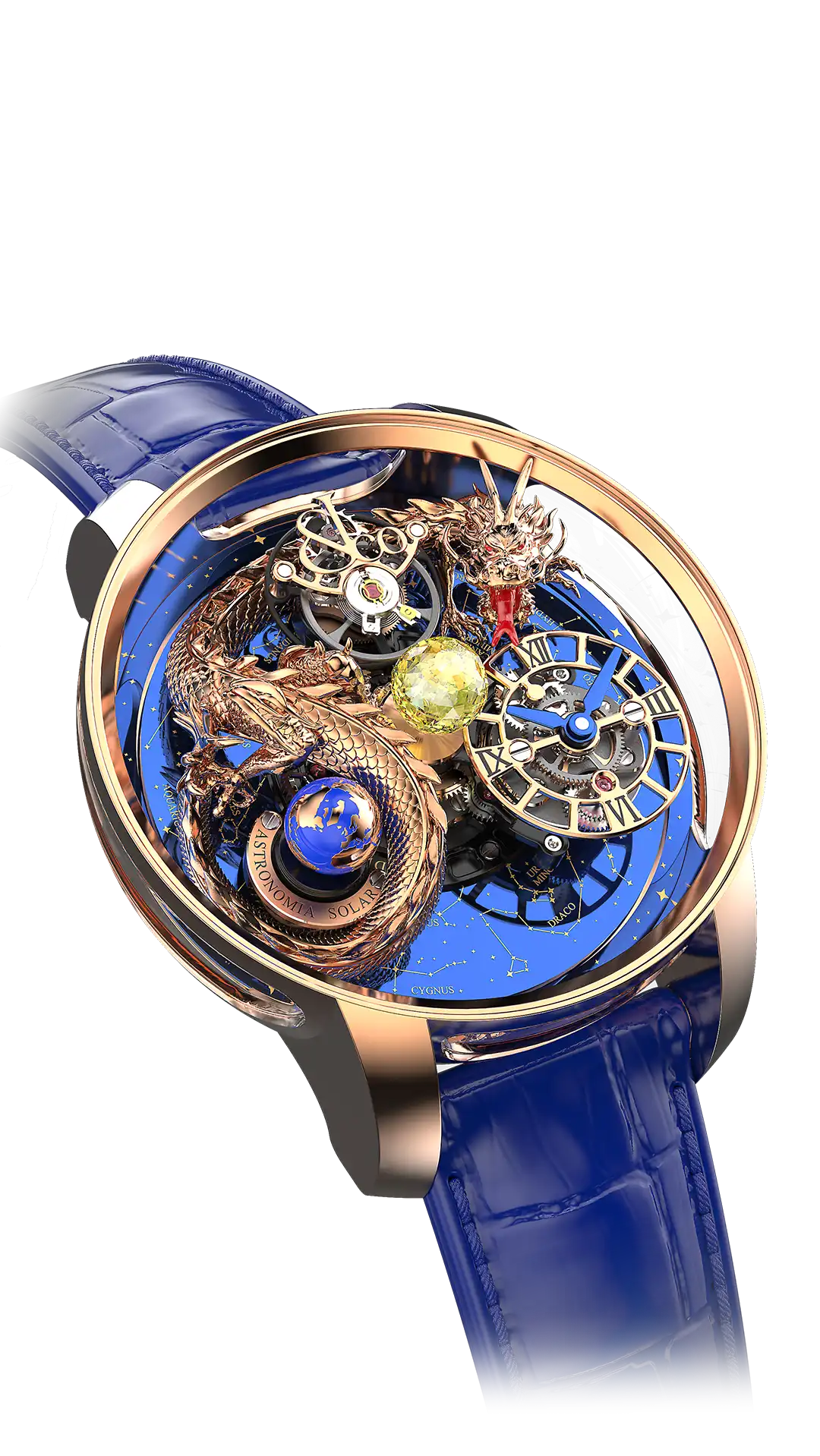Astronomia Dragon - White Gold Dragon & Tiger